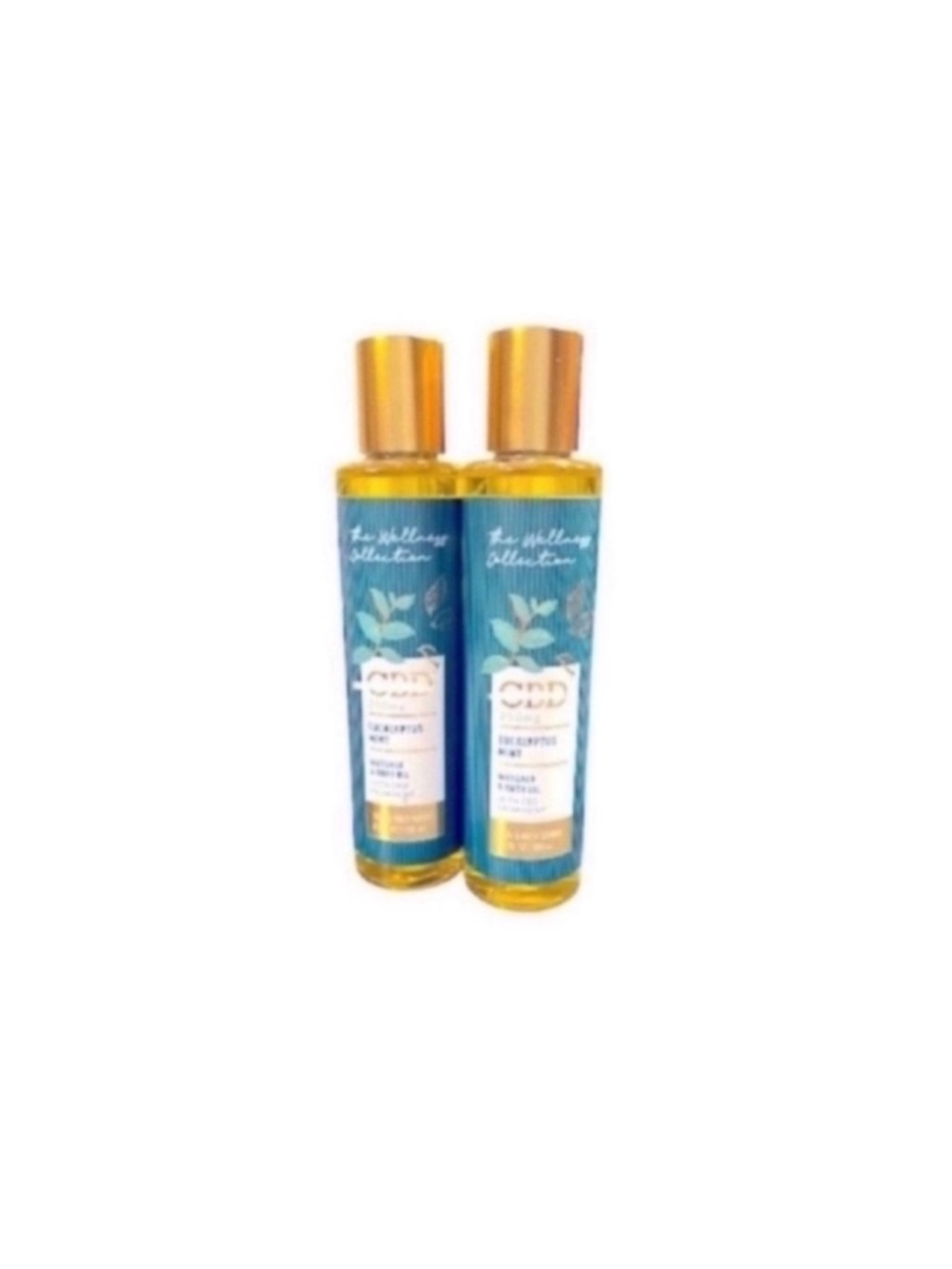 2 The Wellness Collection Eucalyptus Mint Massage and Body Oils
